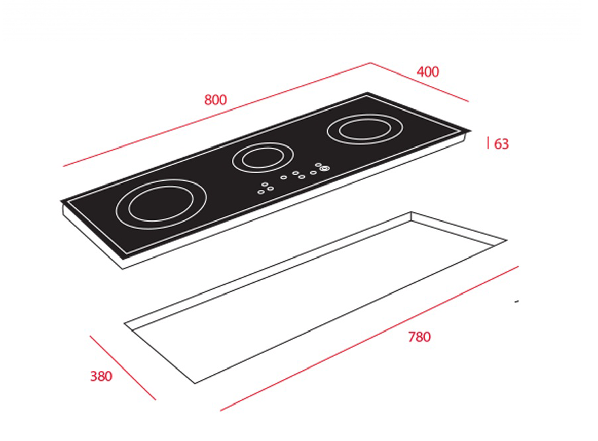 Bếp điện Teka TRC 83631 TCS