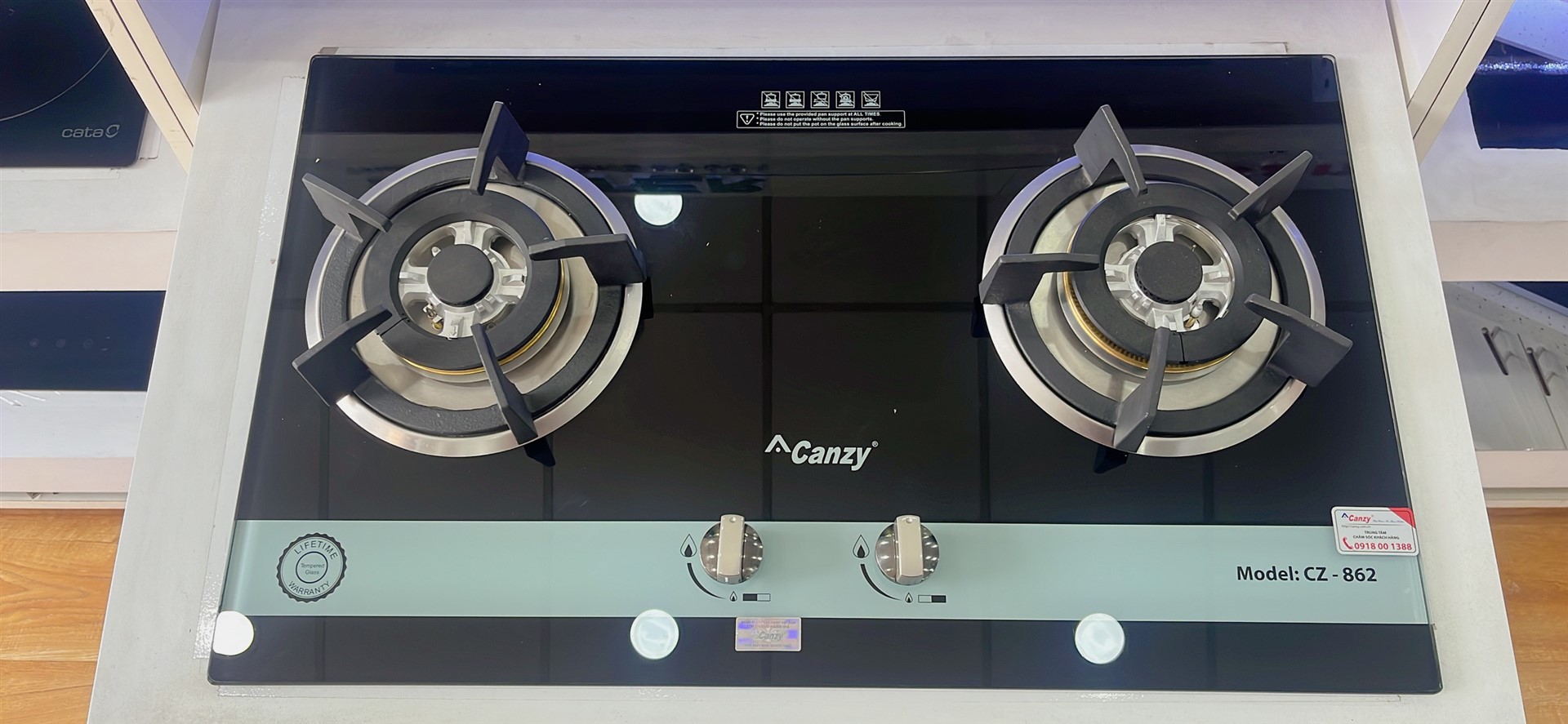 Bếp gas âm Canzy CZ 862