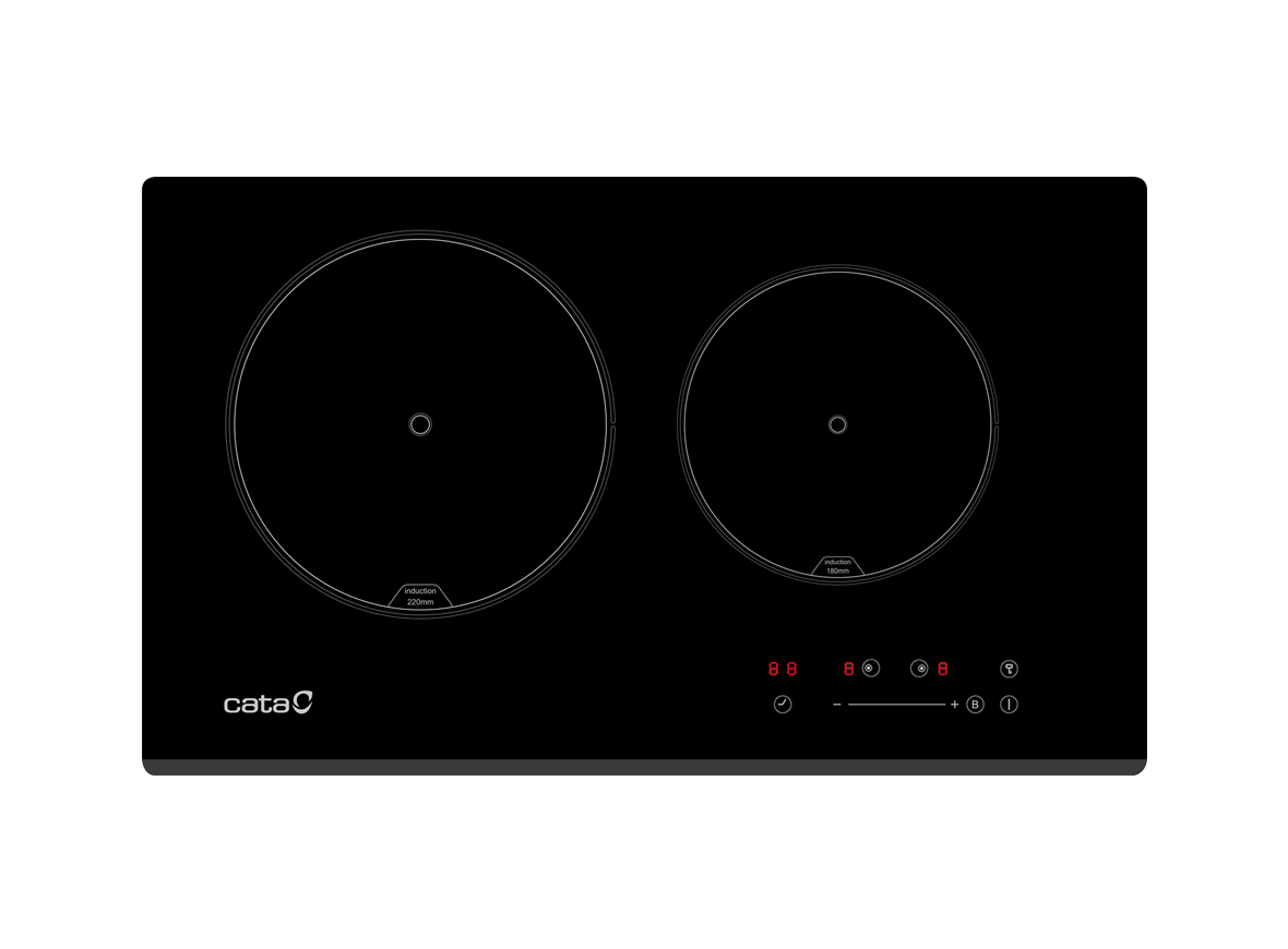 Bếp từ Cata IB 2 PLUS BK