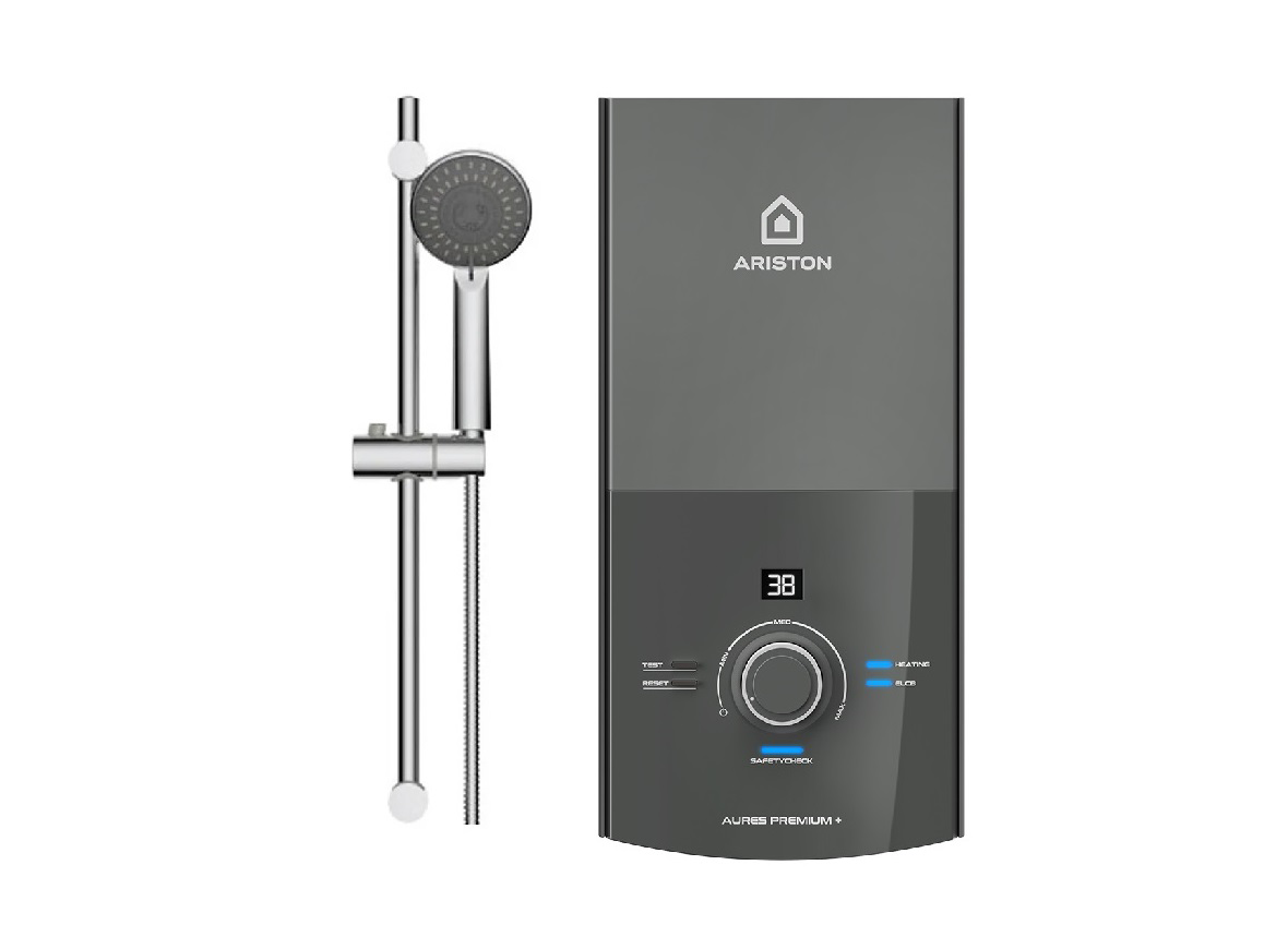 Máy nước nóng trực tiếp Ariston AURES PREMIUM+ 4.5P - CÓ BƠM