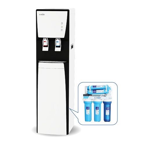 Máy lọc nước tích hợp cây nước nóng lạnh Karofi HCV351-WH