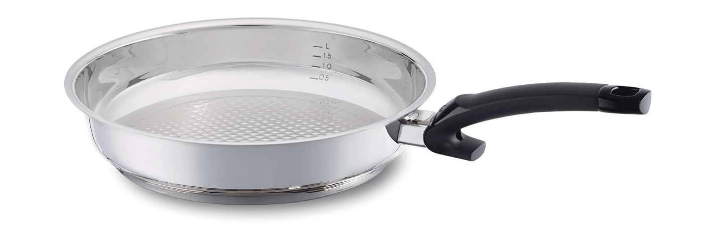 Chảo inox Fissler Steelux Cao cấp (Crispy)