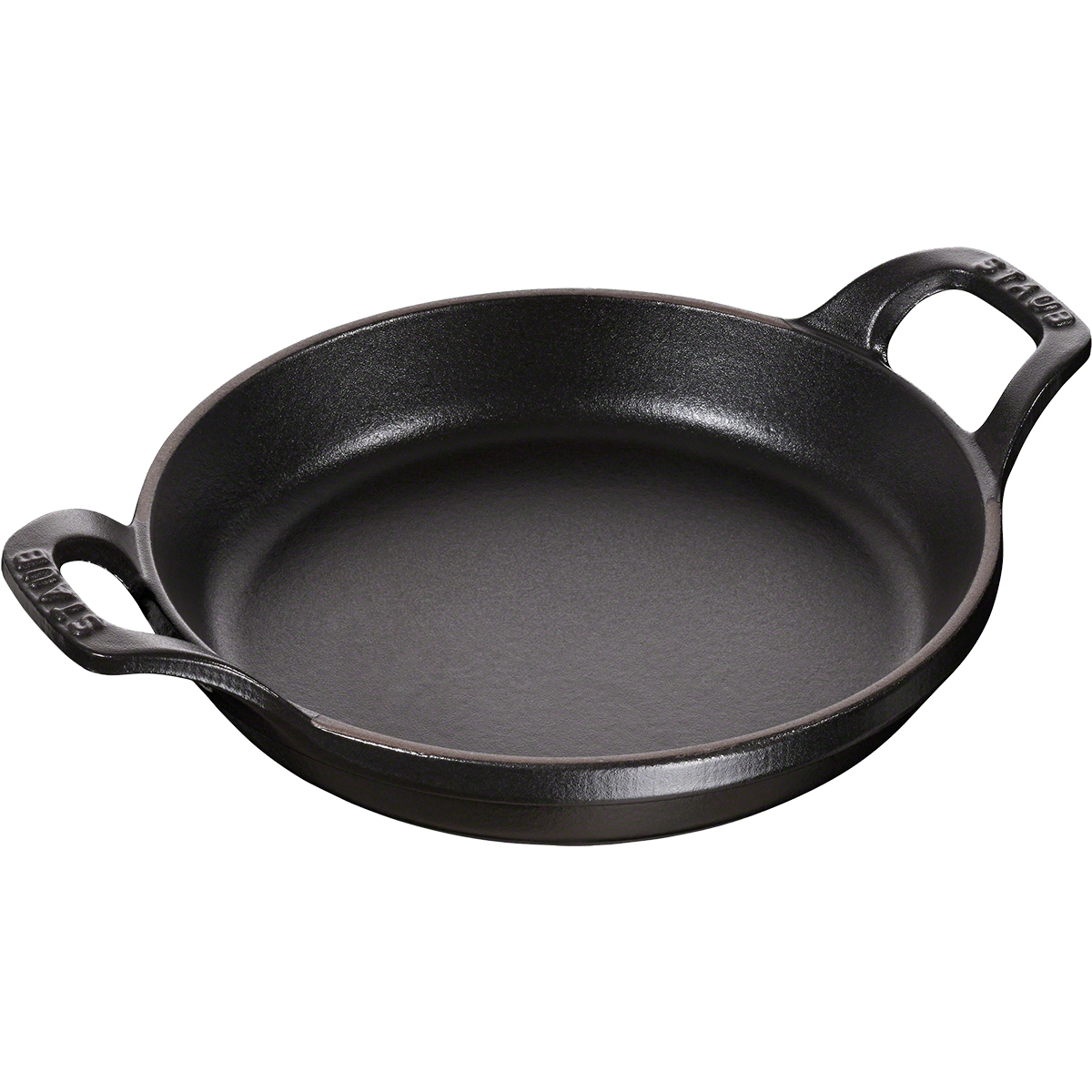 Chảo Staub - Khay tròn màu đen