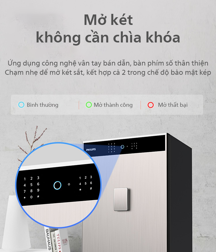 Két sắt Philips SBX701-4B0