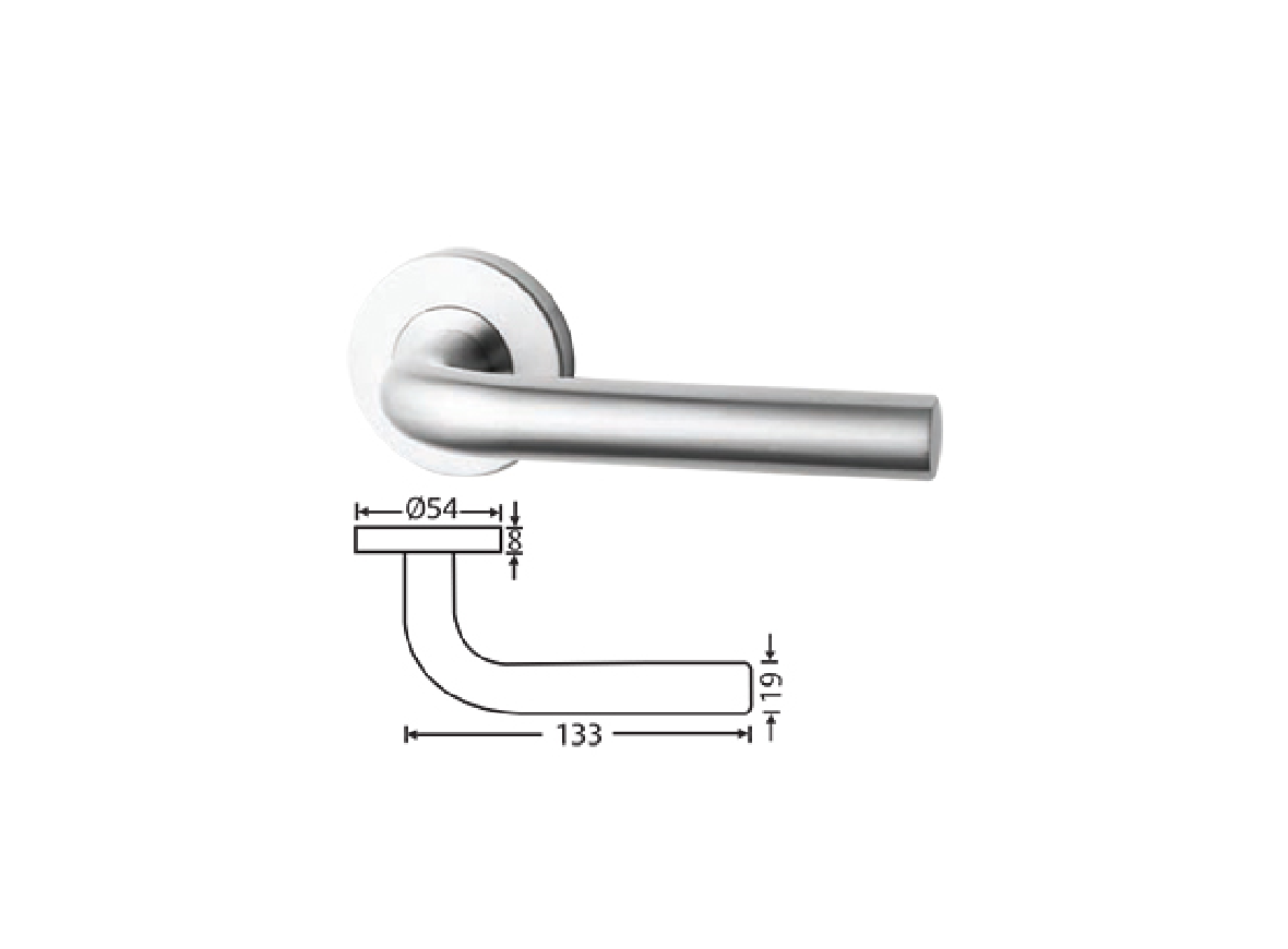 Tay nắm cửa Yale ATL-020 US32D