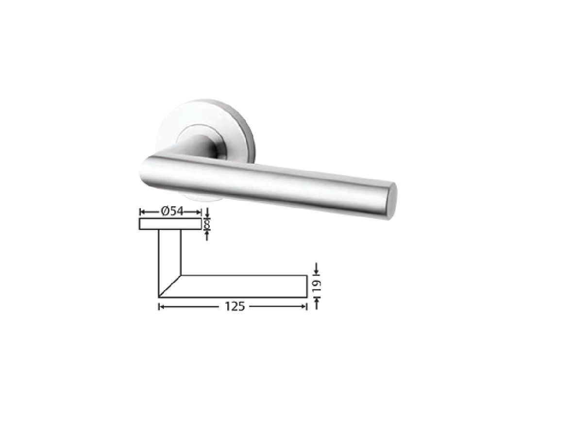 Tay nắm cửa Yale ATL-060 US32D