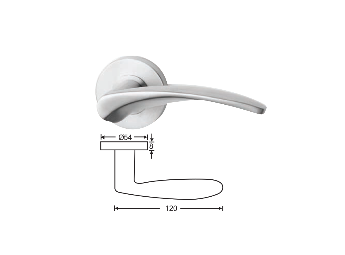 Tay nắm cửa Yale ASL-030 US32D
