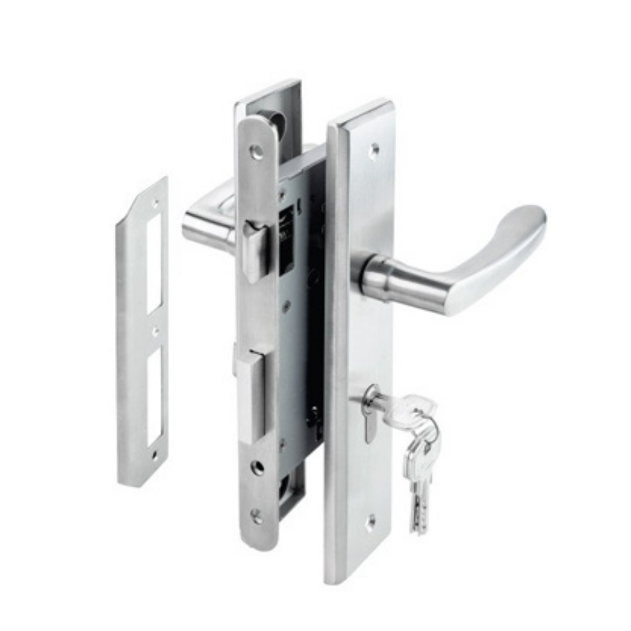 Bộ tay nắm gạt đế dài kiểu Oval Hafele 499.62.503