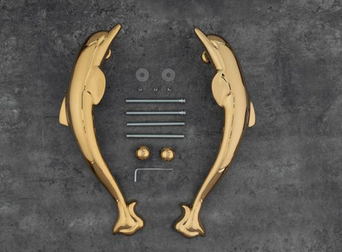 Tay nắm cửa Huy Hoàng DOLPHIN PVD GOLD TNCHCDOL-PVDGO