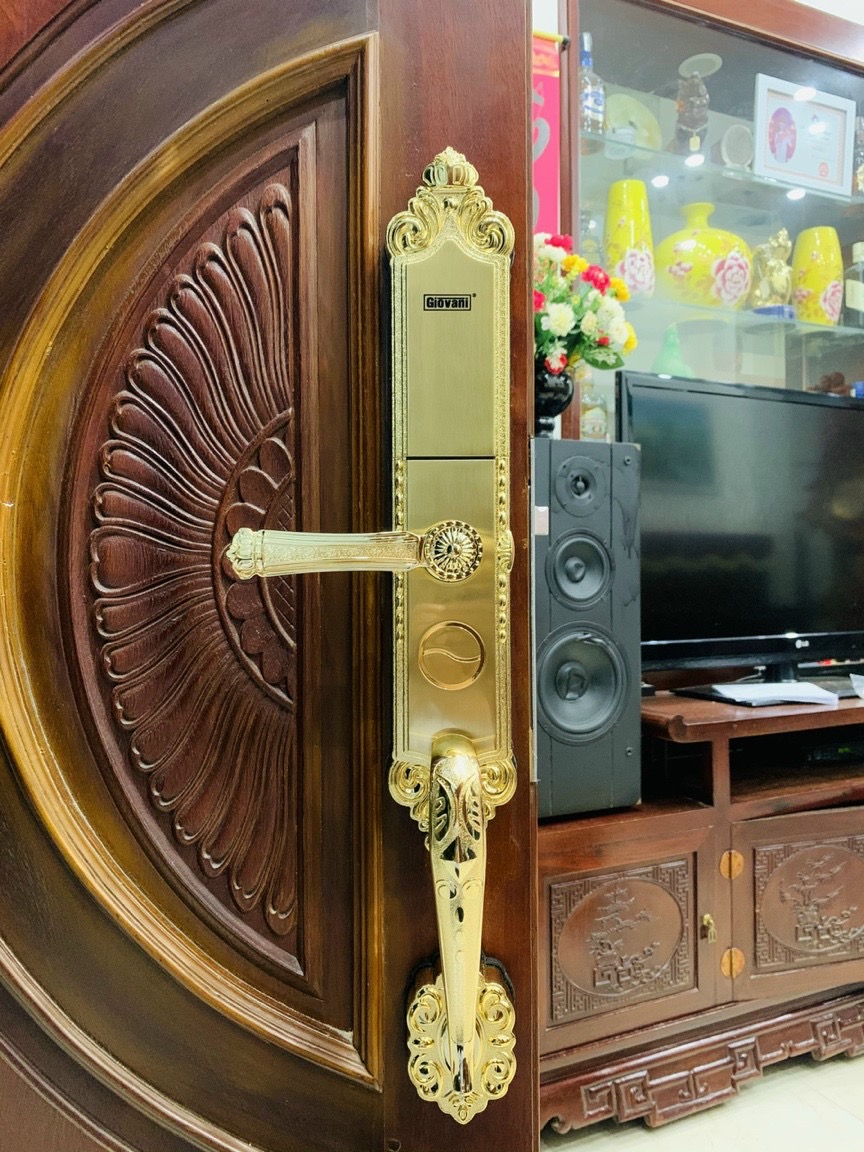 KHÓA CỬA ĐẠI SẢNH GIOVANI GSL - A165 MÀU ĐỒNG/VÀNG