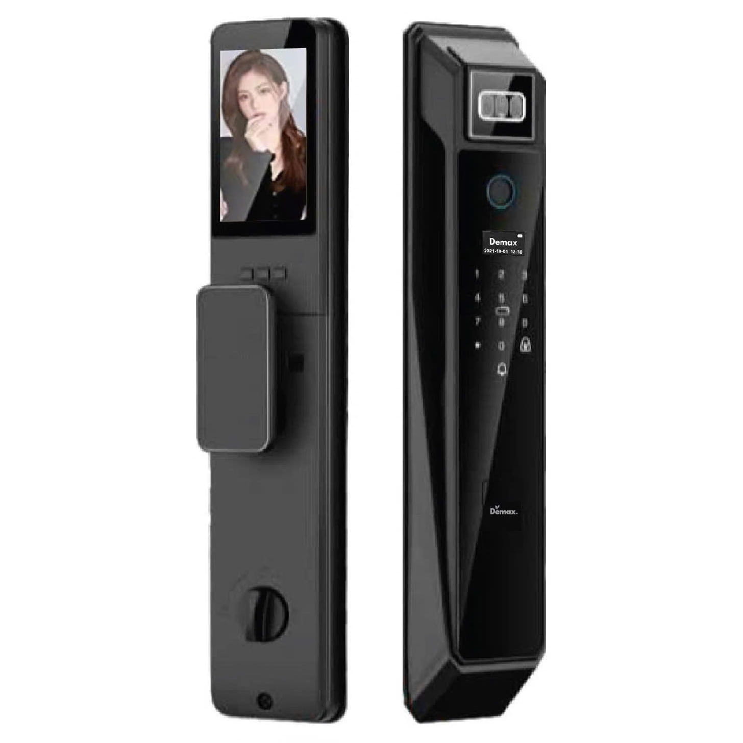 Khóa nhận diện khuôn mặt 3D Face-ID Demax EL-C910 BL FACE ID VIDEO CALL WIFI