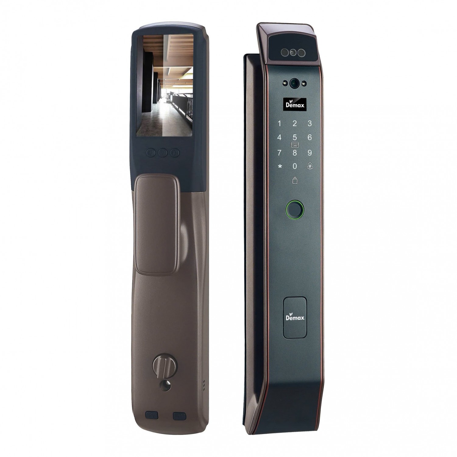 Khóa cửa nhận diện khuôn mặt Demax EL919 AC FACE ID VIDEO CALL REMOTE WIFI