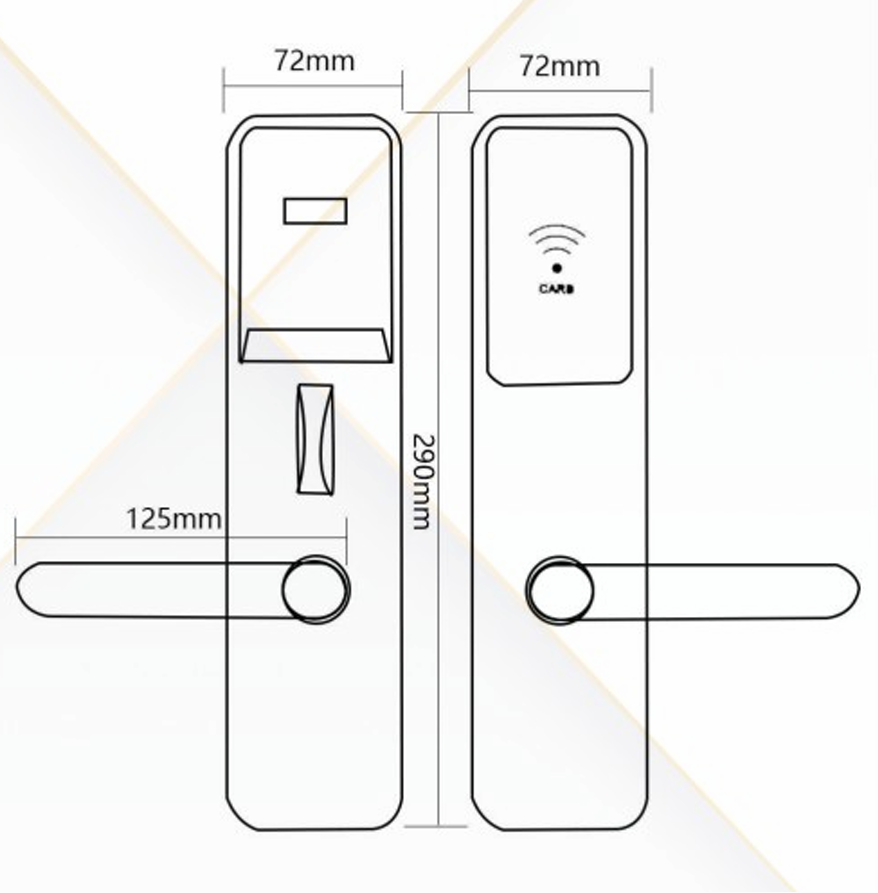 Khóa cửa khách sạn Kassler KL-282BL