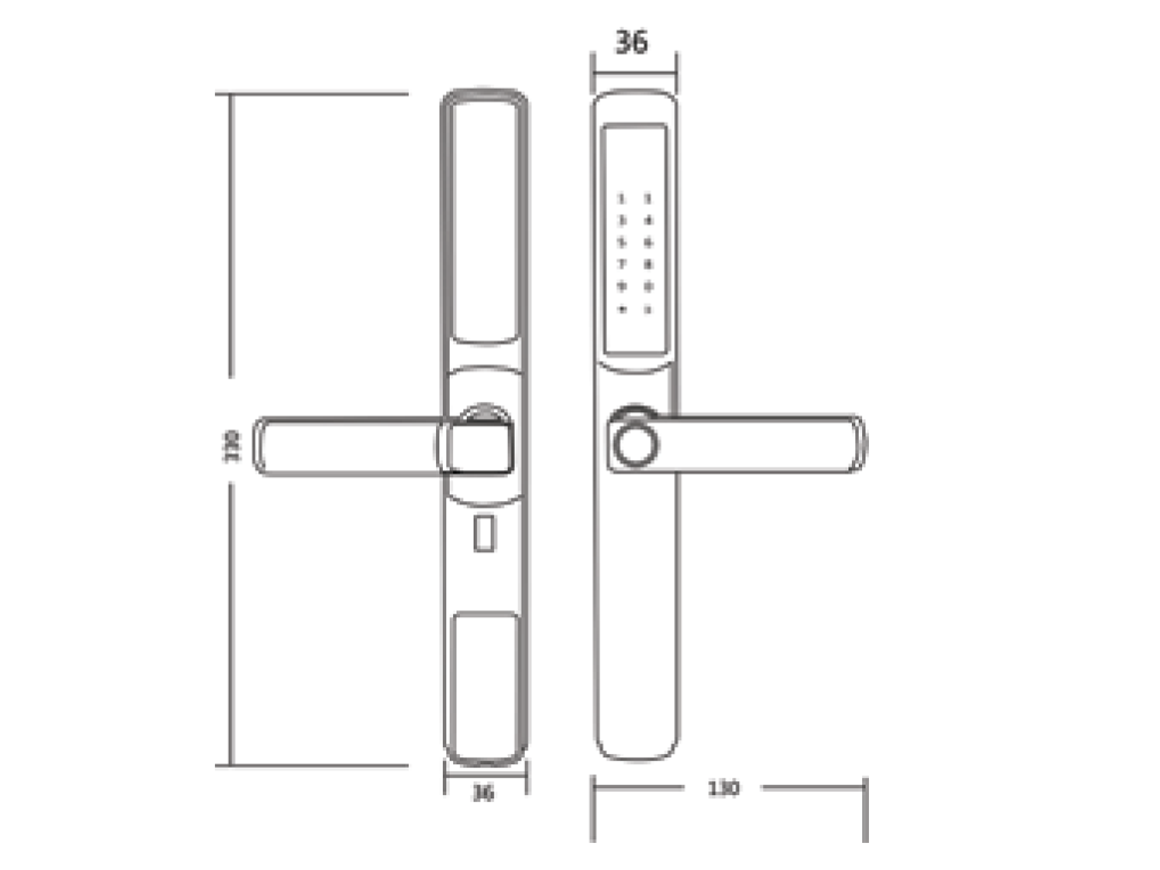 Khóa cửa nhôm Hyundai HY-SLS003 AFF WIFI