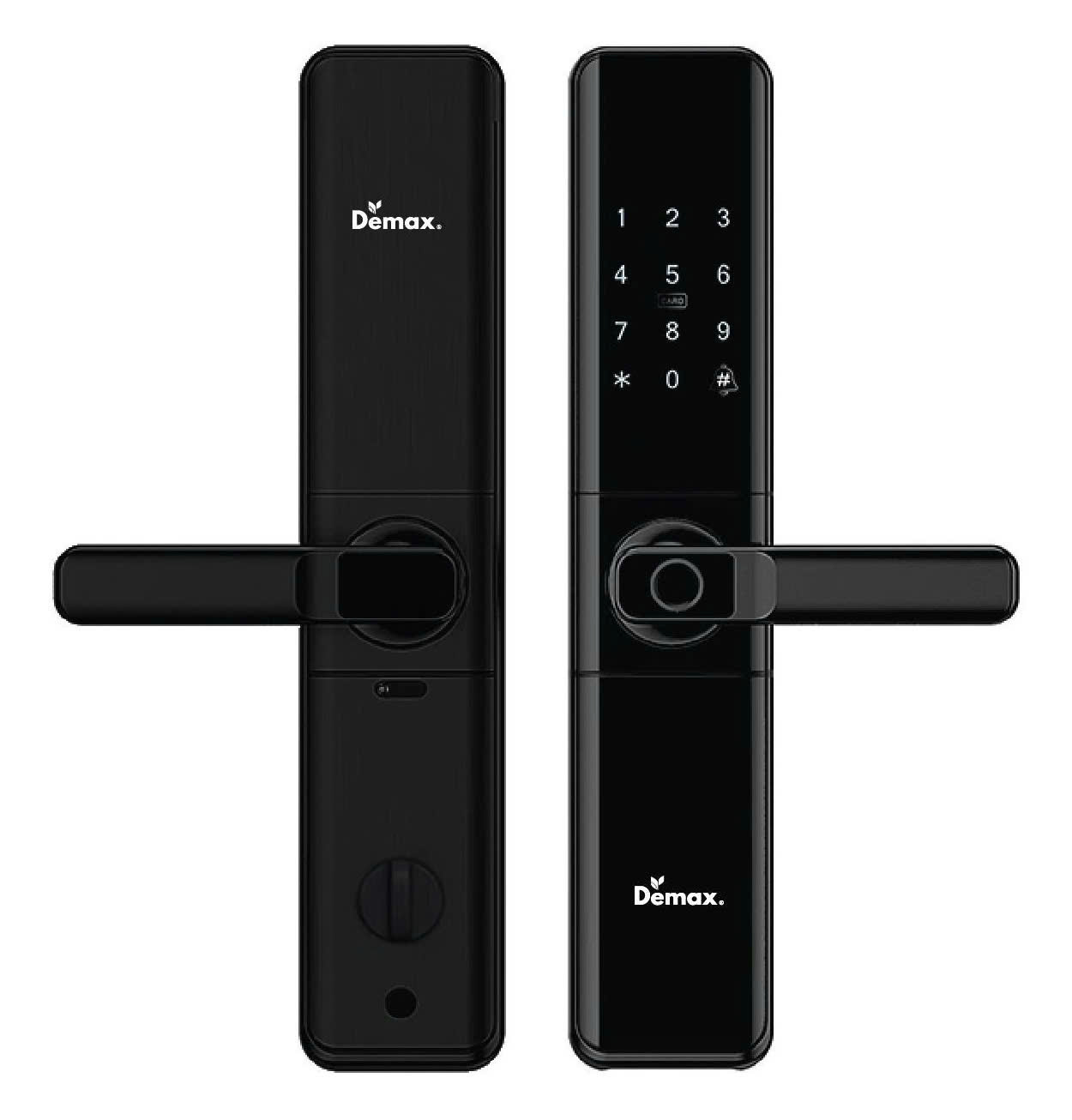 Khoá cửa gỗ thông minh Demax EL-C68 BL APP TT LOCK WIFI