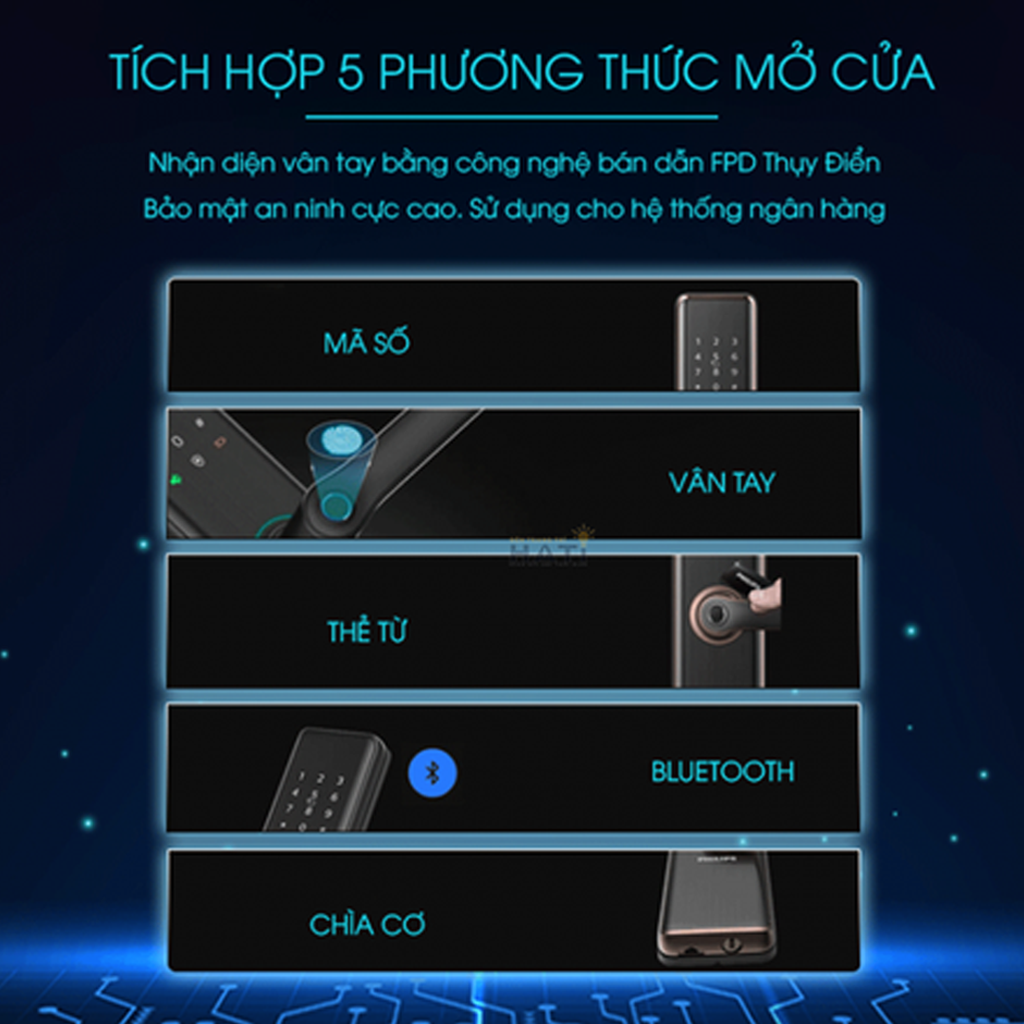 Khóa vân tay Philips 7300