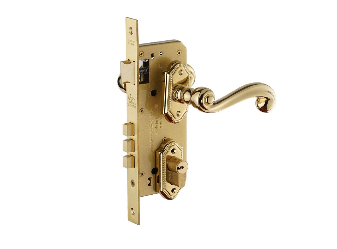 Khóa tay nắm phân thể Huy Hoàng 85 PRINCE PVD GOLD TNPTHC85P-PVDGO