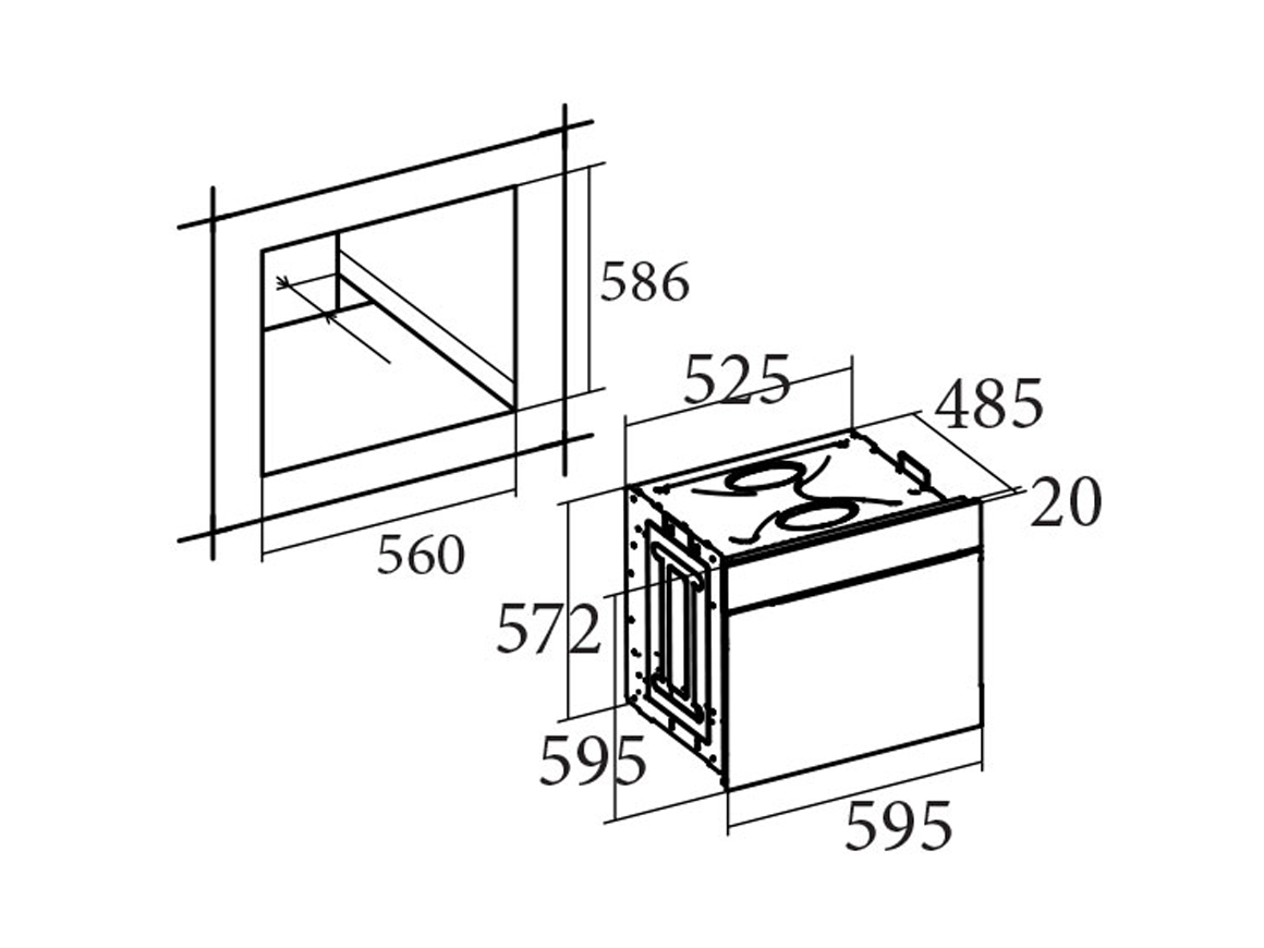 Lò nướng Cata HGR 110 AS WH