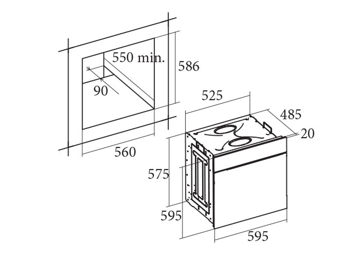 Lò nướng Cata CD 760 AS BK