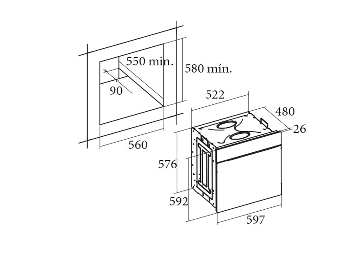 Lò nướng Cata ME 605 IX