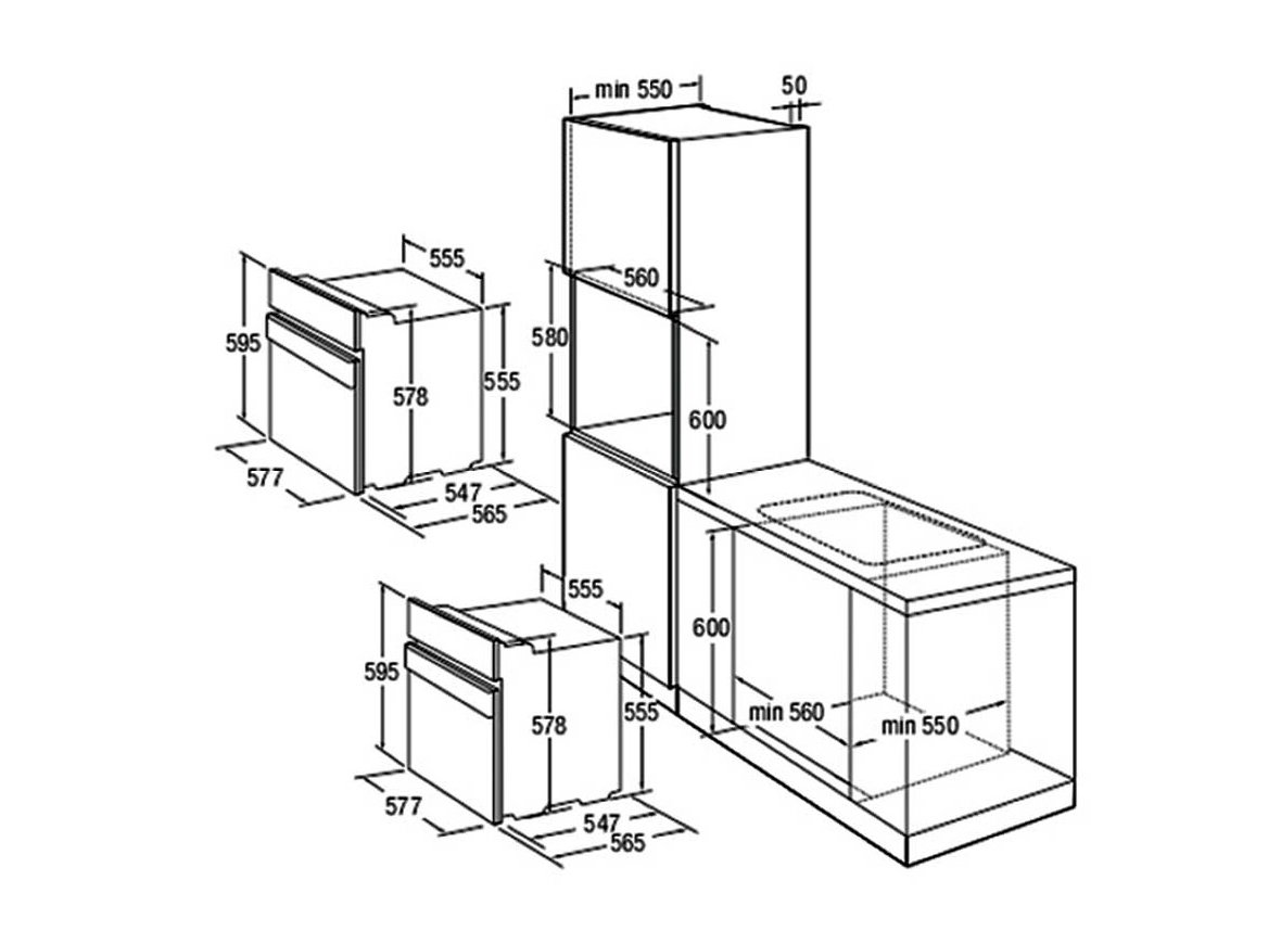 Lò nướng Hafele HO-KT60A 535.00.280