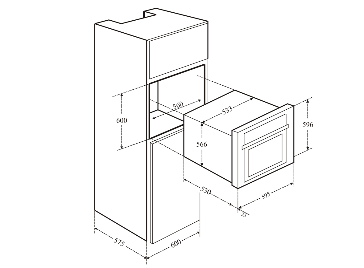 Lò nướng Cata ME 7207 BK