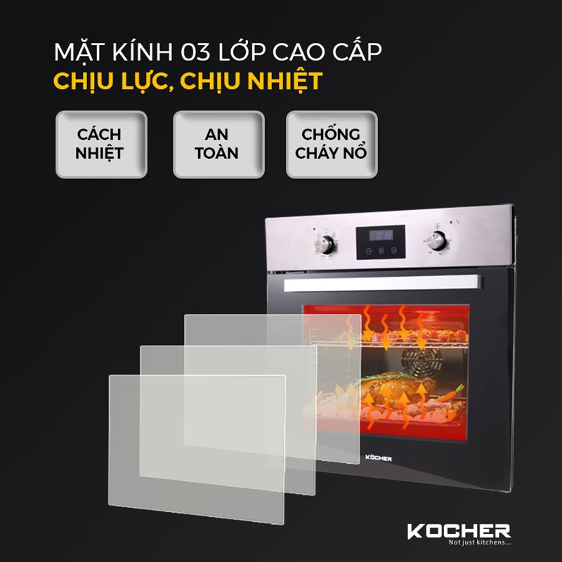 Lò nướng Kocher KOEU 68S08F