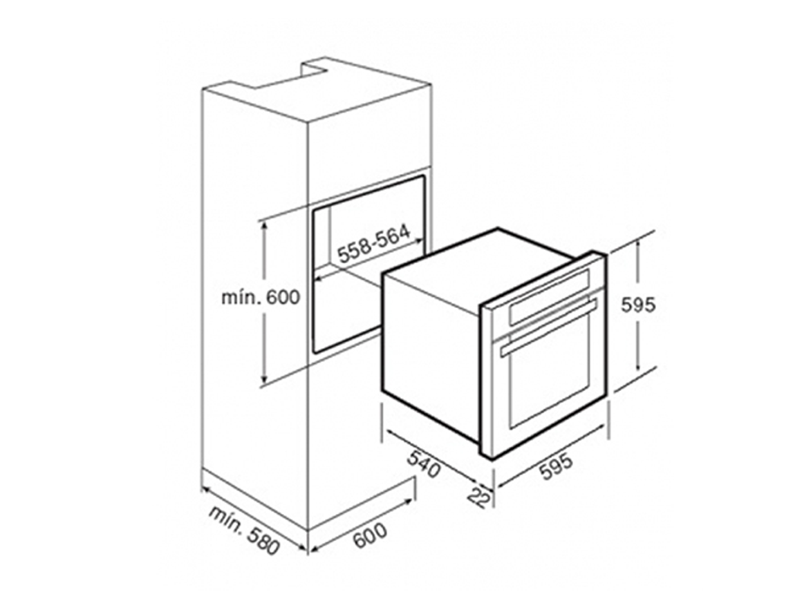Lò nướng Teka HS 720 (White)