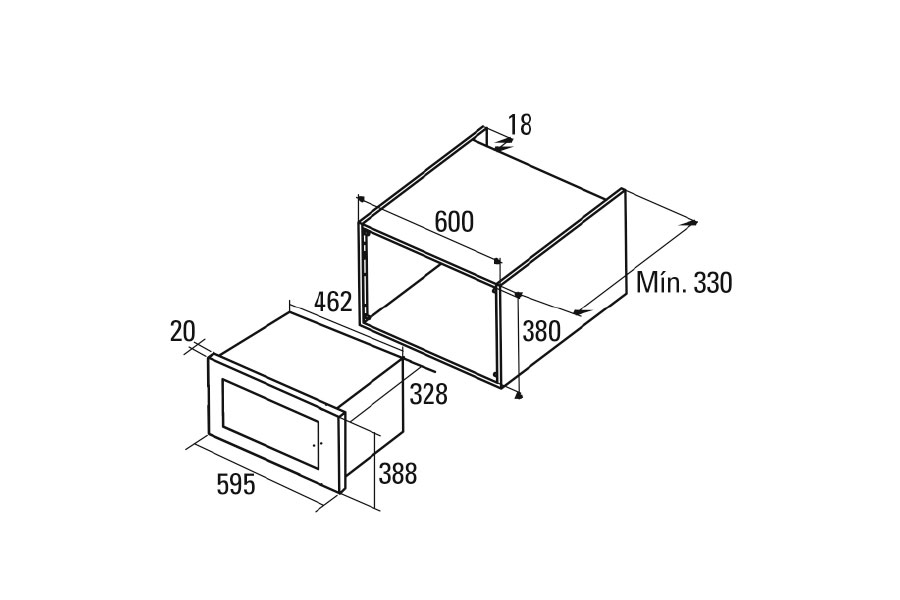Lò vi sóng Cata kết hợp nướng MC20D