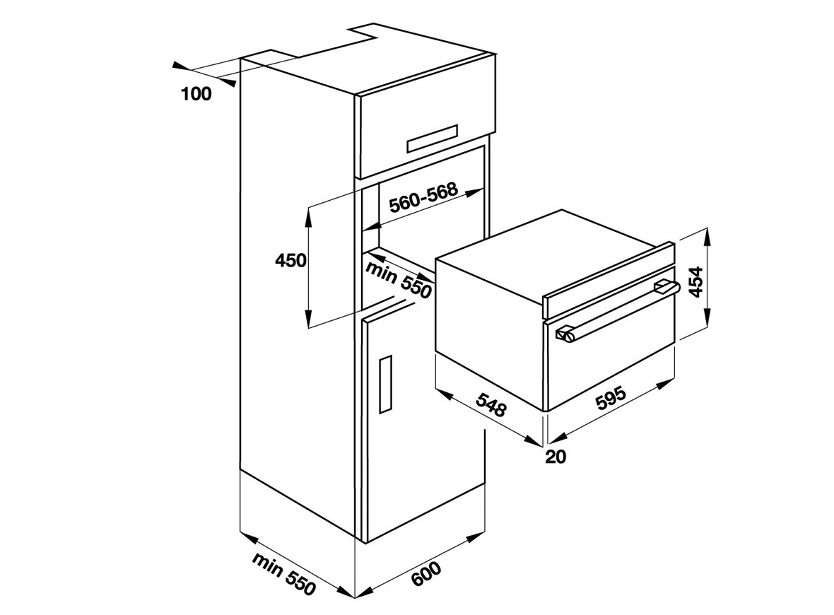 Lò nướng kết hợp vi sóng Hafele HO-KT45B 535.02.731