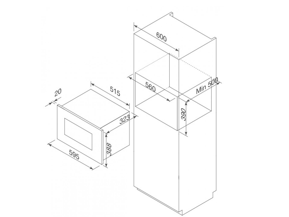 Lò vi sóng Malloca MW-820B