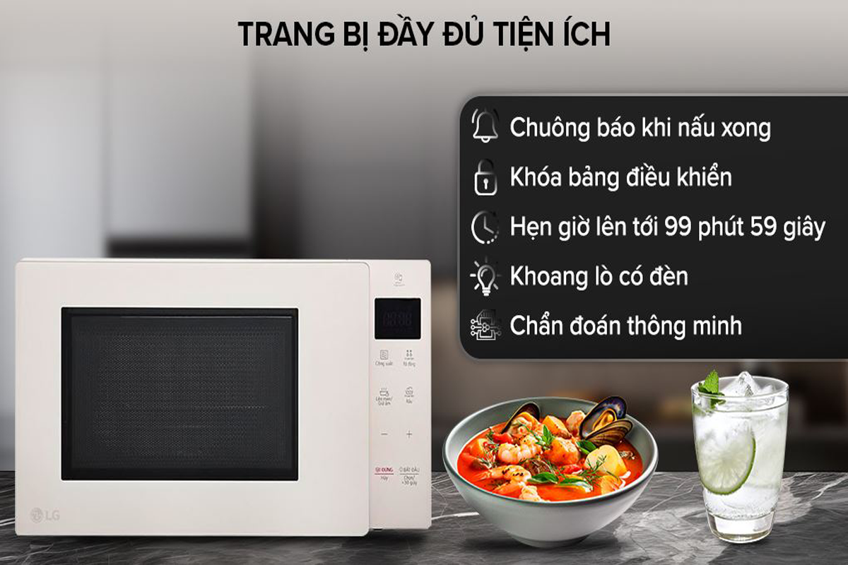 Lò vi sóng LG MS2535GIK 25 lít