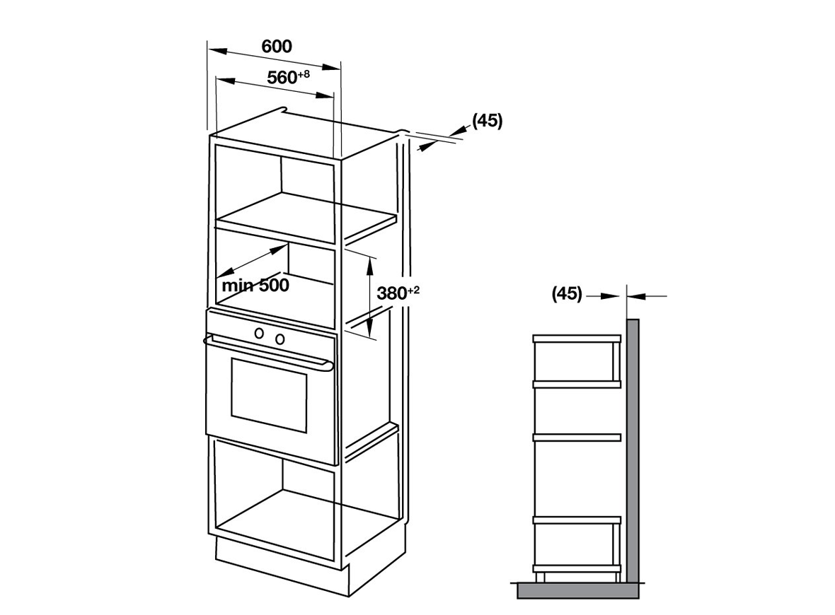 Lò vi sóng kết hợp nướng Hafele HM-B38D 538.31.200