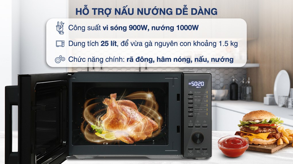 Lò vi sóng Electrolux EMG25D22BM