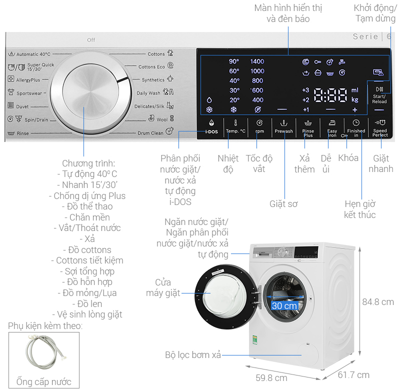 Máy giặt Bosch WGG254A0SG