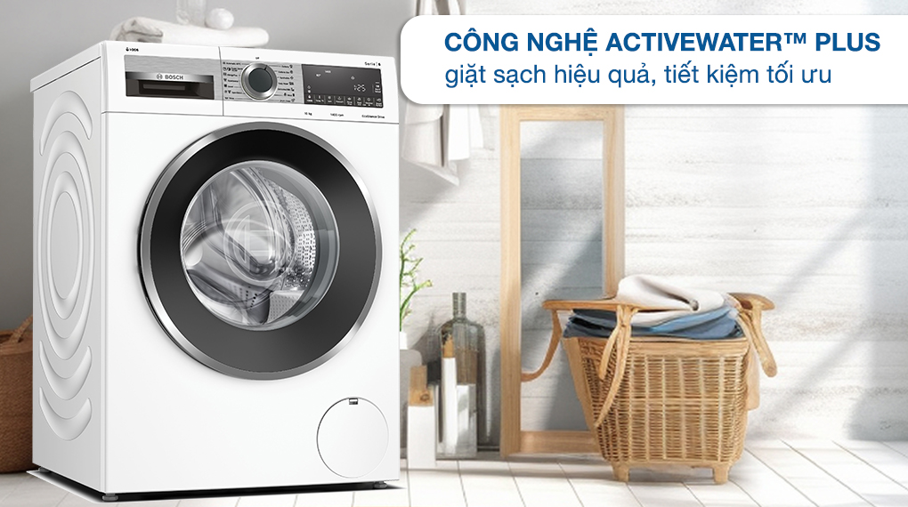 Máy giặt Bosch 10 kg WGG254A0SG - Công nghệ giặt đặc biệt Máy giặt Bosch 10 kg WGG254A0SG - Công nghệ giặt đặc biệt