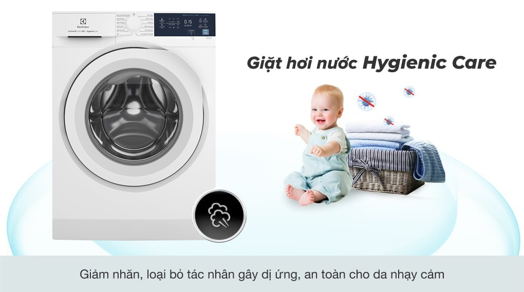 Máy giặt Electrolux Inverter 10 kg EWF1024D3WB - Công nghệ giặt đặc biệt Máy giặt Electrolux Inverter 10 kg EWF1024D3WB - Công nghệ giặt đặc biệt
