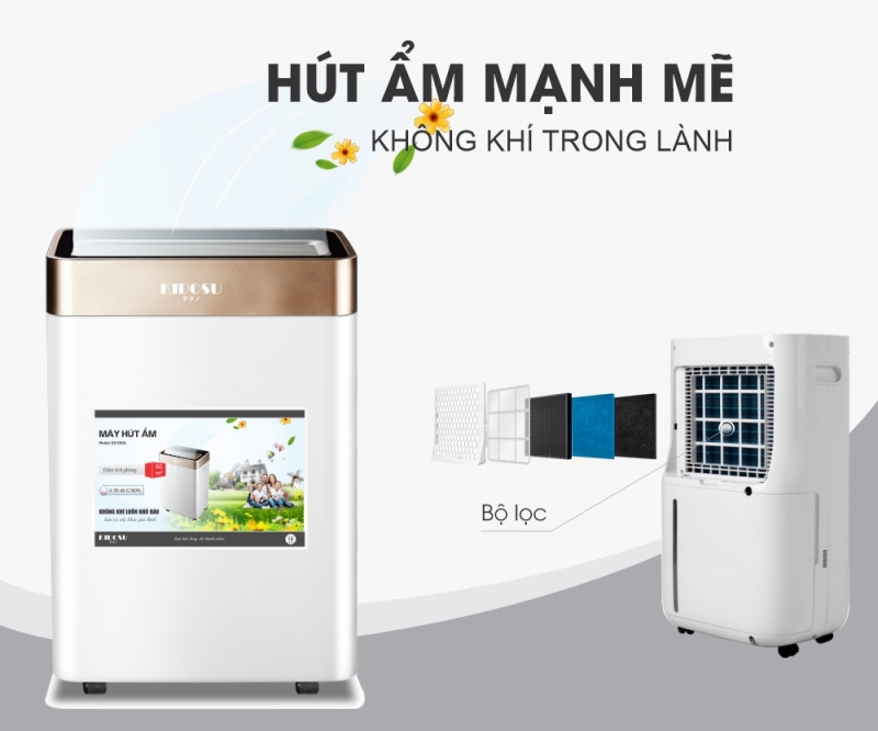 Máy hút ẩm Kidosu 60 lít KD-D60L