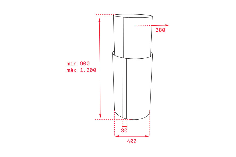 Máy hút mùi đảo Teka CC 485