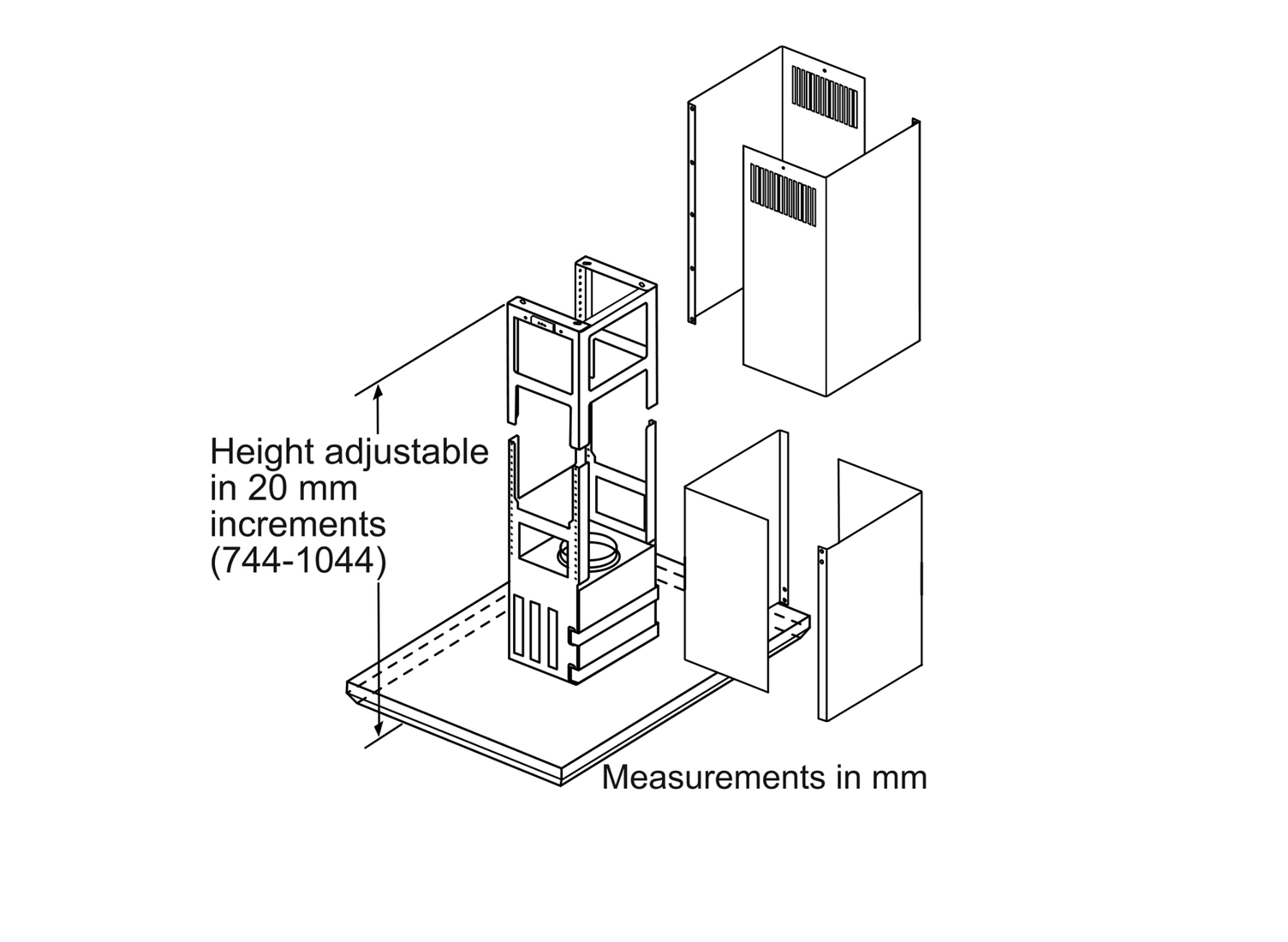 Máy hút mùi Bosch DIB091E51 (HMH)