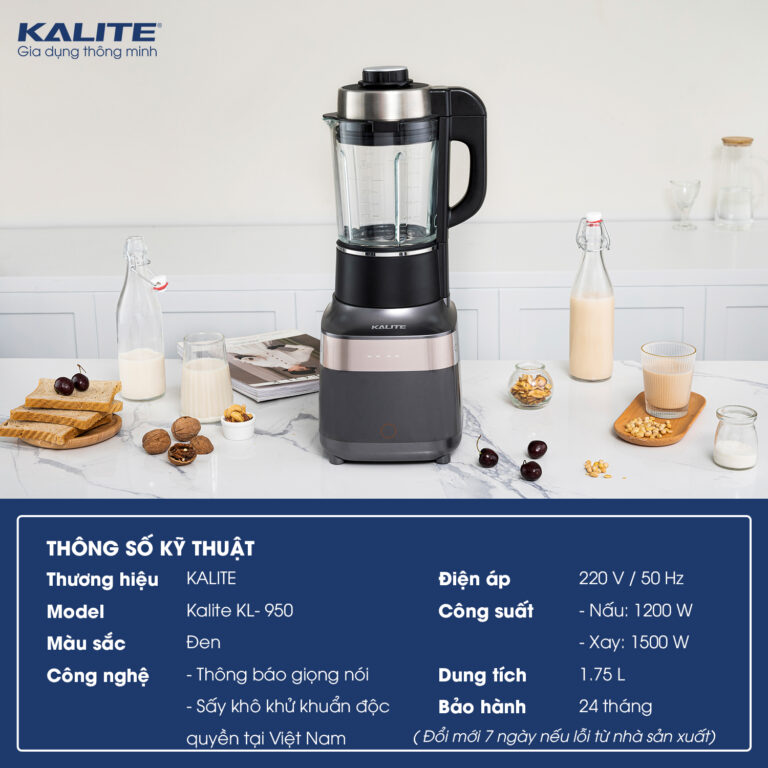 Máy làm sữa hạt KALITE KL-950