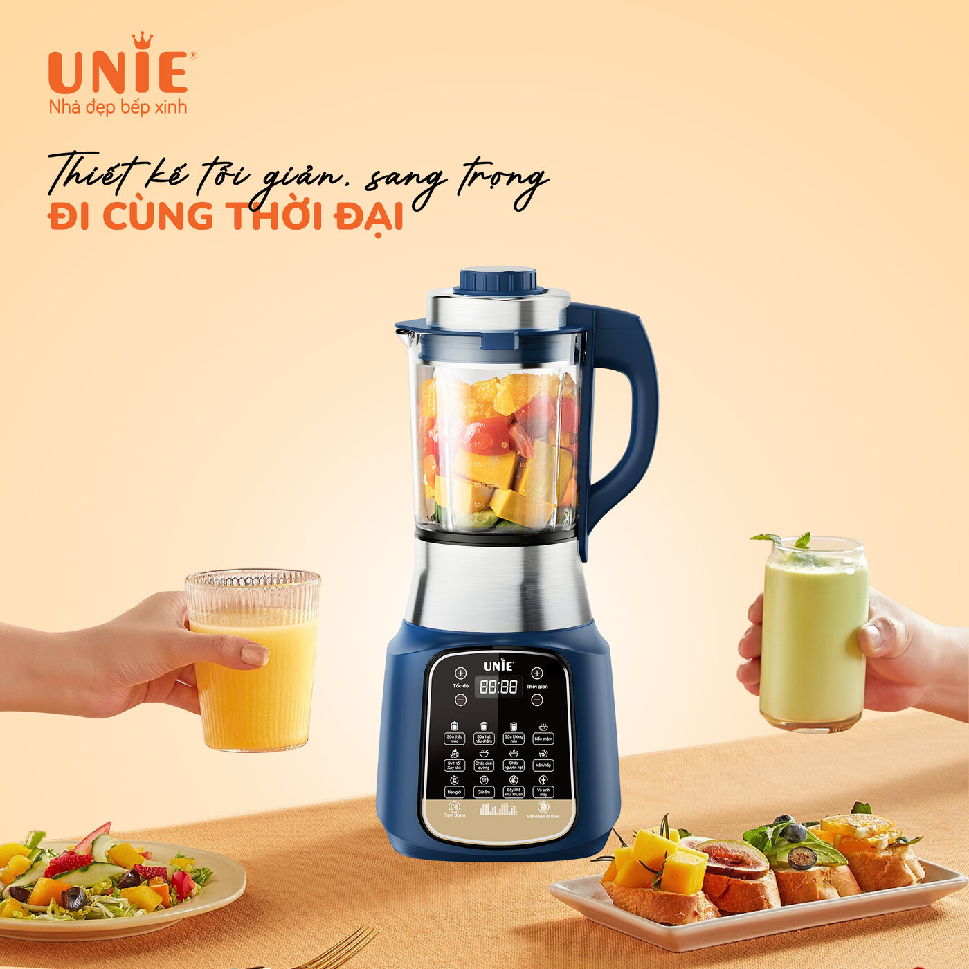 Máy làm sữa hạt UNIE VX