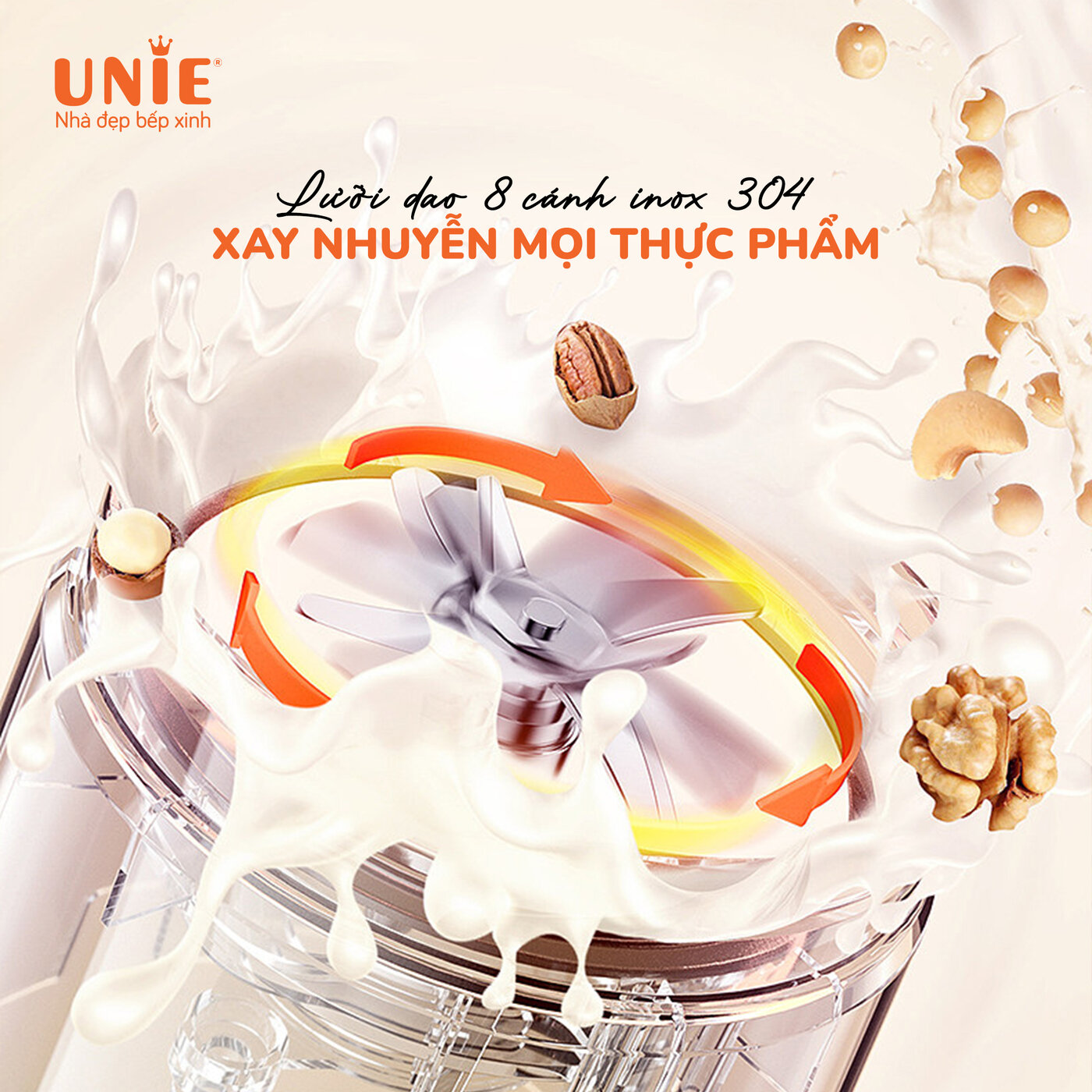 Máy làm sữa hạt UNIE VX