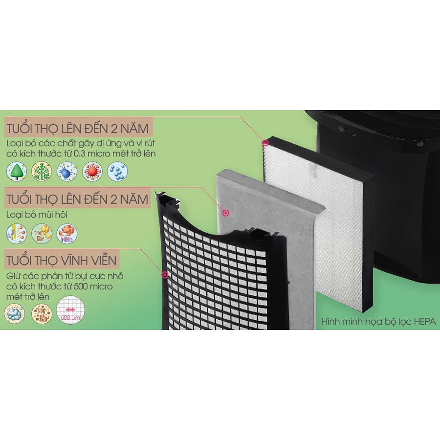 Máy tạo ion và lọc khí Sharp FU-A80EA-W