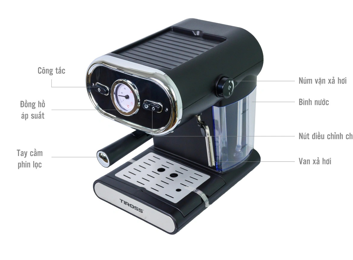 Máy pha cà phê Espresso Tiross TS6211