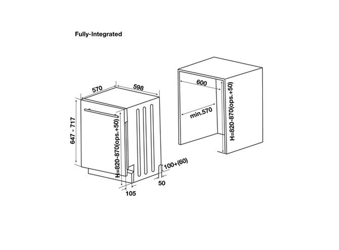 Máy rửa bát Hafele HDW-FI60A 533.23.260