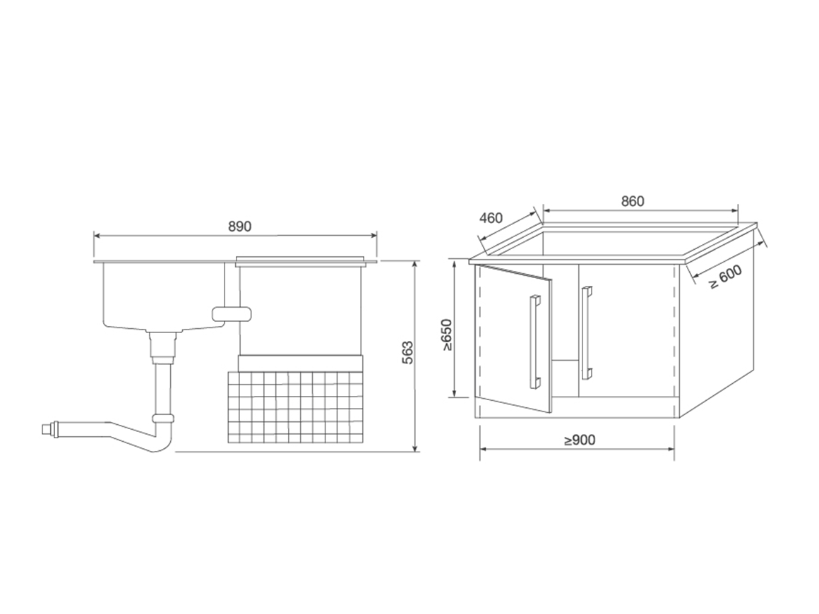 Máy rửa chén Malloca WQP6-890F3