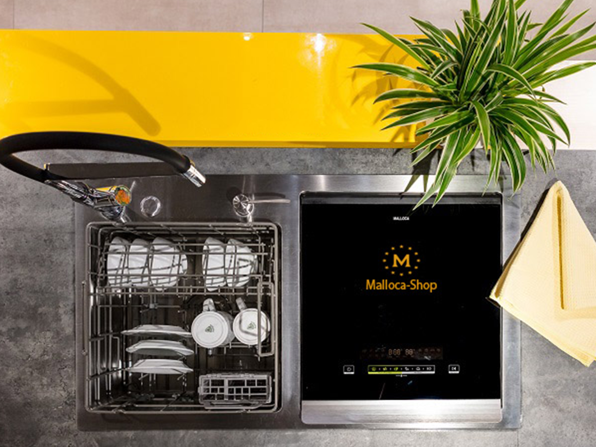 Máy rửa chén Malloca WQP6-890F3