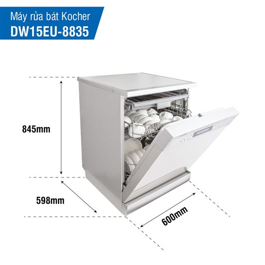 Máy rửa bát Kocher KDEU8835