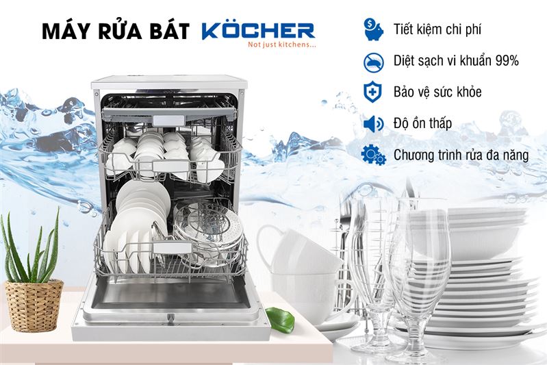 Máy rửa bát Kocher KDEU8835
